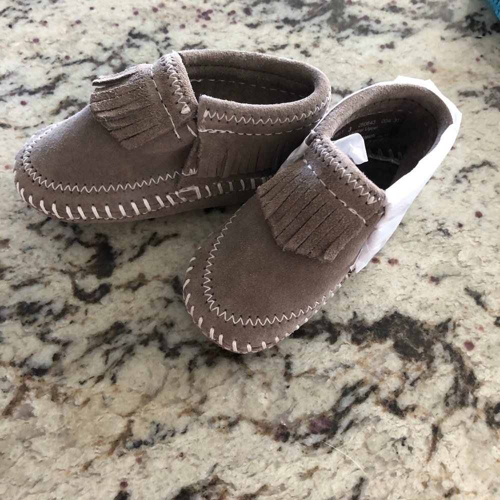 Brand New Minnetonka Baby Moccasins